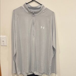 Under Armour Light Gray Long Sleeve Pullover
